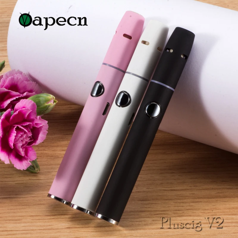 

Leiqidudu Original pluscig V2 e cigarette Starter Kits 900mah 650mah dry herb vaporizer tobacco heating vaporiser