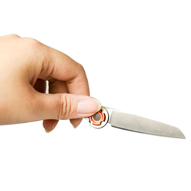 AceCamp Multi-función Taleware Mini portátil de acero inoxidable cubertería plegable tenedor cuchillo para Camping al aire libre Pinic