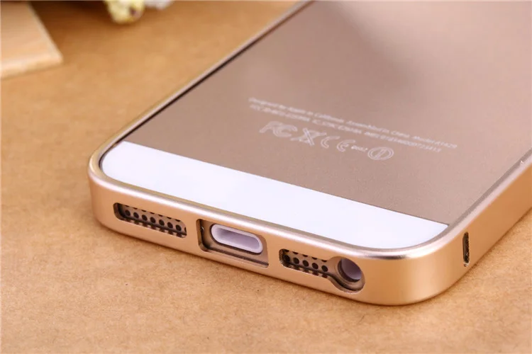 upgraded metal bumper case for iphone 5s 4s (3)