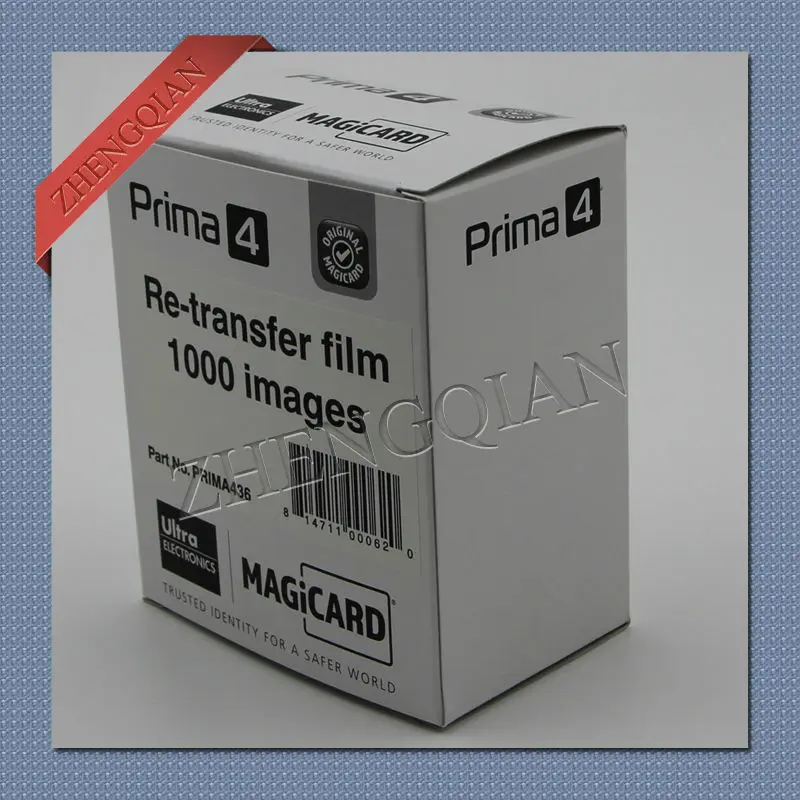 Original Magicard Prima431 YMCK ribbon and transfer film ribbon set work on Prima4 printer