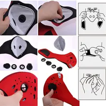 Велосипед Спорт езда на горле теплая защита маска для лица пылезащитный кожух XR649