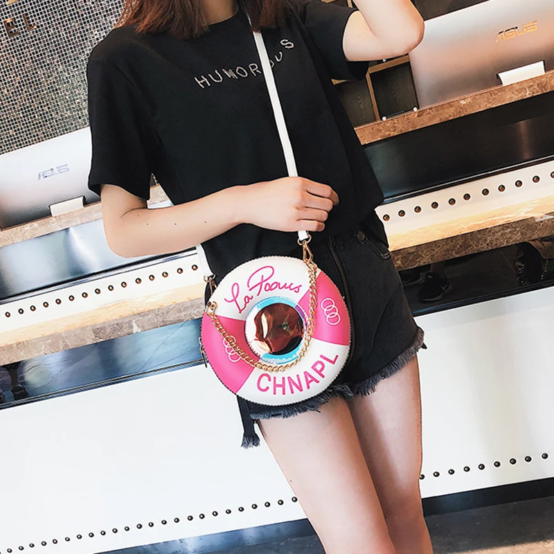 Women Printing Handbag Designer Lifebuoy Female Messenger Shoulder Bag Fashion Lady Party Purse INS Judy Tote Sac A Main SS7320 (16)