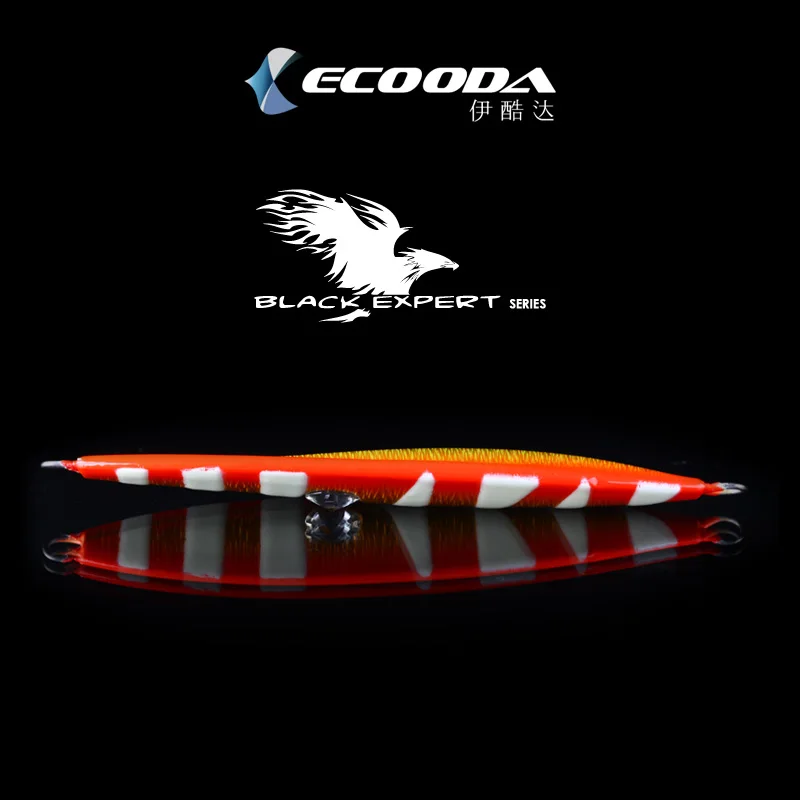 Ecooda BLACK EXPERT 40g60g90g120g Алмазная блесна для глаз, светящаяся свинцовая рыба, медленно Тонущая искусственная морская приманка