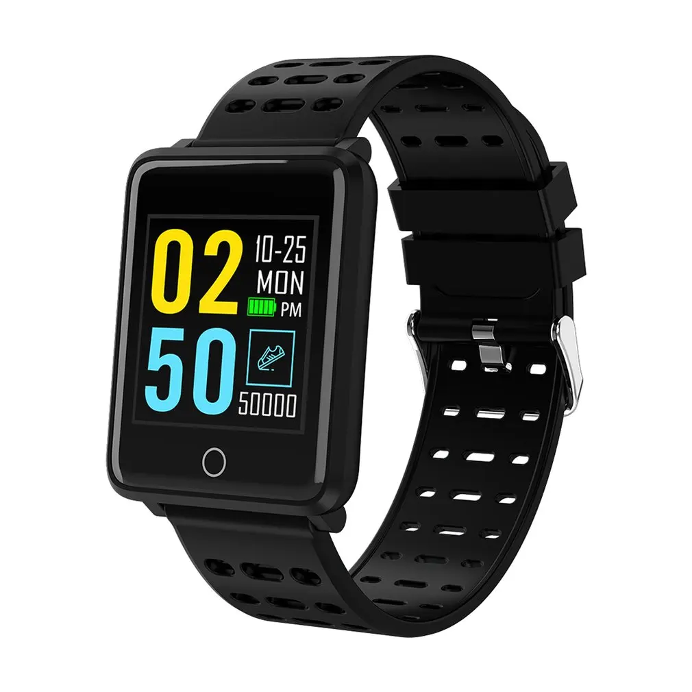 

F3 Smart Bracelet 1.44 Color Screen Heart Rate Blood Pressure Monitoring GPS Track Movement IP68 Waterproof Health Watch 2019