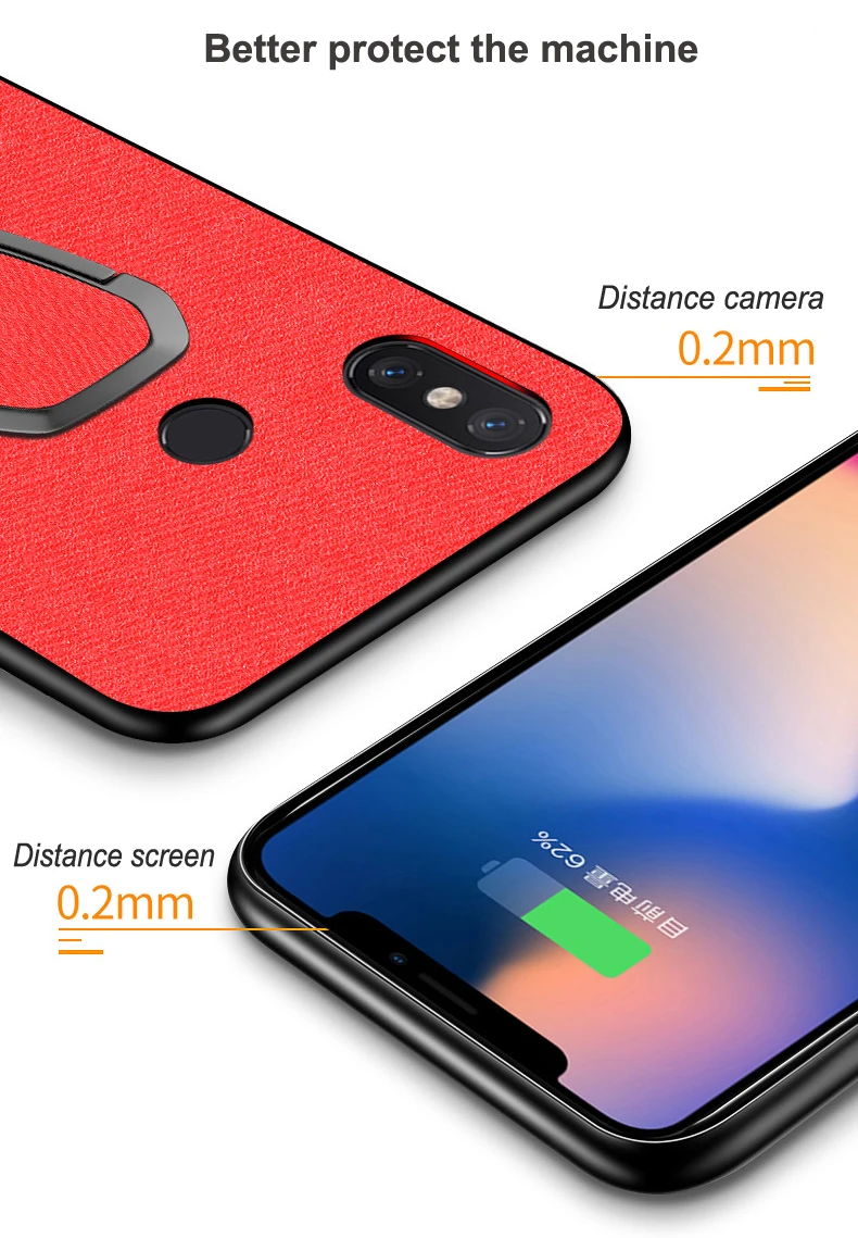 Чехол для телефона для Xiaomi Redmi Note 4 4x5 5a s2 y2 k20 y3 6a 7a 6 7 pro mi pocophone f1 переходное кольцо для CBumper крышка корпуса