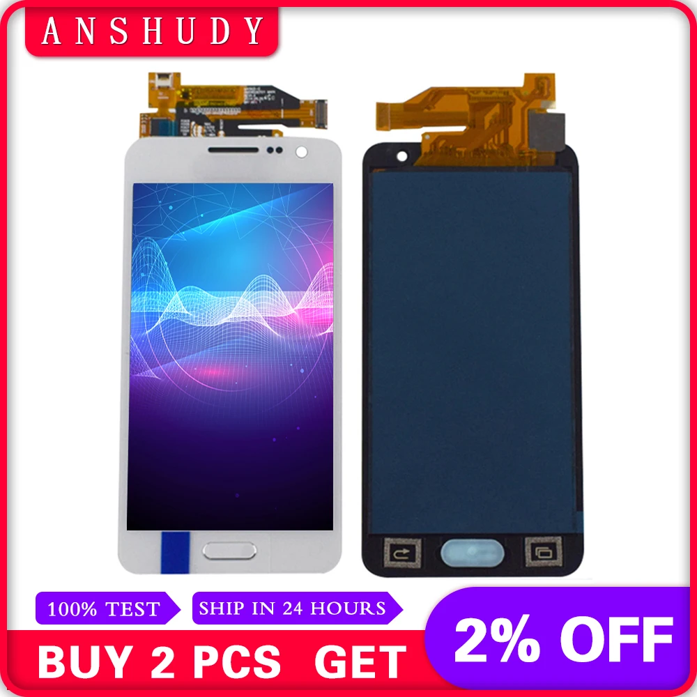 

For Samsung Galaxy A3 2015 A300 SM- A300X A300H A300FU A300FN LCD Display Panel Module + Touch Screen Digitizer Sensor Assembly