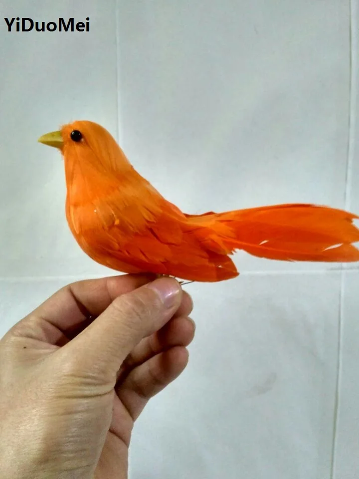 

artificial bird model plastic&feathers small bird 16cm handicraft prop home garden decoration gift p0177