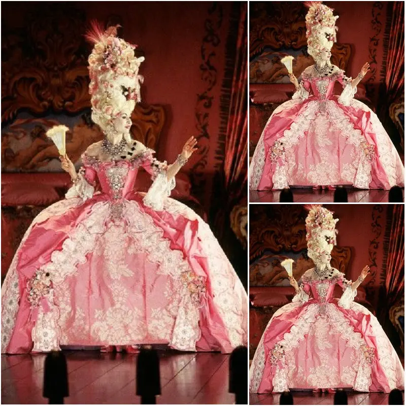 

Vintage Victorian Dresses 1860s Scarlett Civil War Southern Belle dress Marie Antoinette dresses C-817