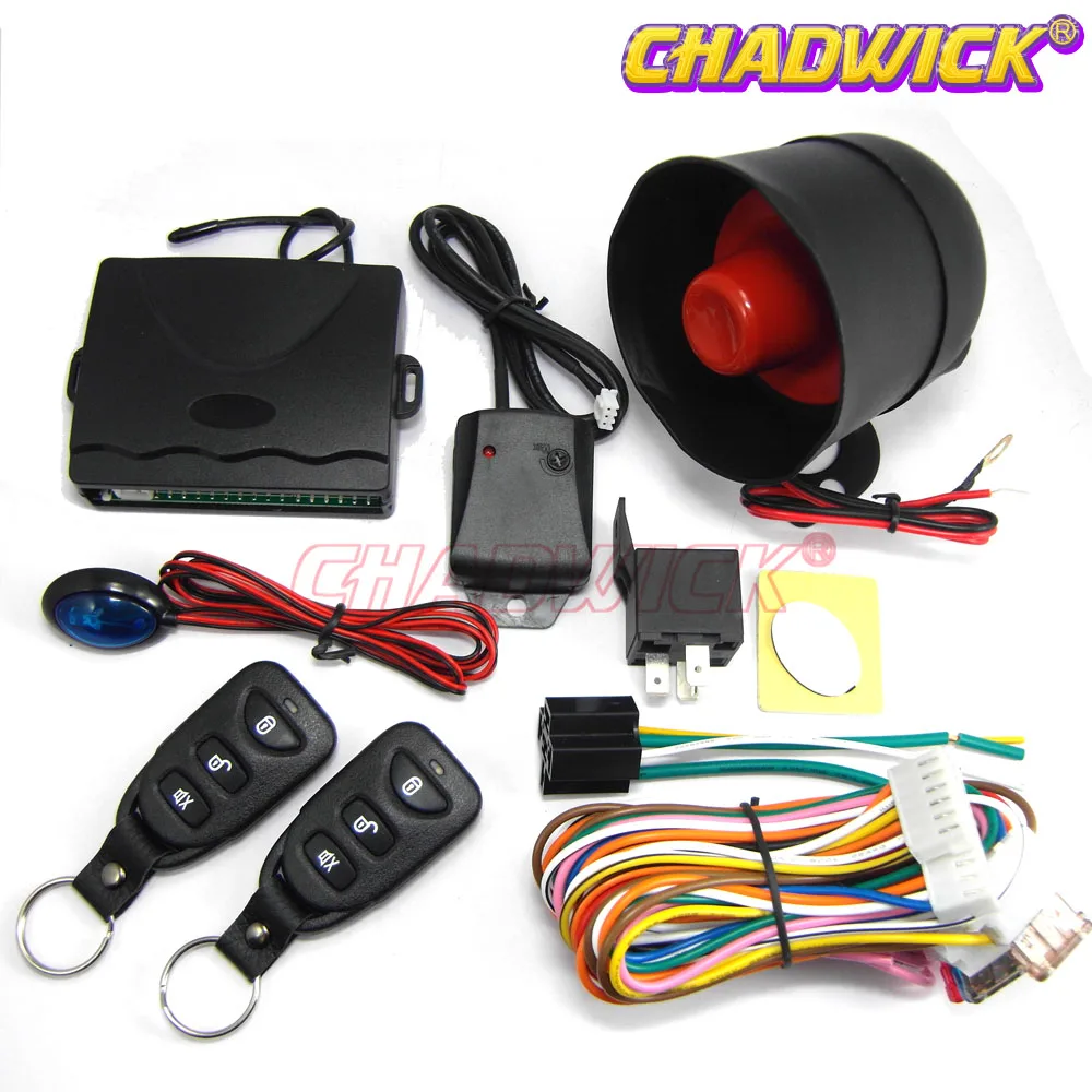 

Universal Car Auto Remote Central Kit Door Lock Locking Vehicle Keyless Entry Remote Controllers CHADWICK 8113 Car alarm System
