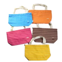 20 шт./лот, складная сумка для покупок, многоцветная простая хлопковая Сумка-тоут, складная сумка, Экологичная посылка, многоразовая сумка-тоут