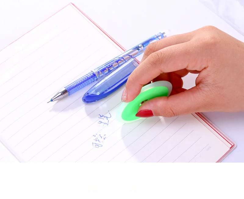 EZONE стираемые ручки черные, голубые чернила гелевые стираемые ручки со специальным ластиком 5 шт. 0,5 мм Сменные Чернила Канцелярские Принадлежности для офиса и школы