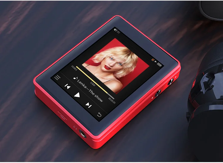 Waypod D6 ESS9118 DAC портативный музыкальный плеер без потерь мини Hi-Res HIFI DAP MP3 DSD128 DSD256 для бега спорта - Цвет: red