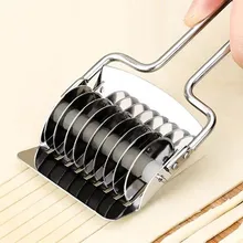 Нержавеющая сталь спагетт лапша режущий решетчатый роллер-Докер тестомес инструмент кухонный помощник DIY тестомес инструменты
