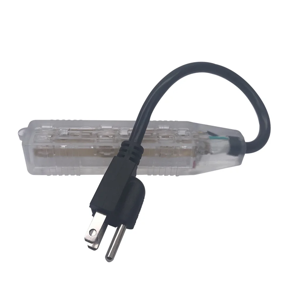 JORINDO 1.83M/6FT,NEMA 5-15P  3 * 5-15R   ̺, 3  ÷ ÷-  ڵ, UL , 15A/125V