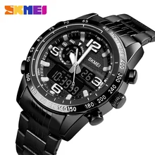SKMEI Luxury Brand Men Military Sport Watches Men's Digital Quartz Clock Full Steel Waterproof Wrist Watch relogio masculino new 2016 watches men luxury brand watch skmei quartz digital men full steel wristwatches casual watch relogio masculino mujer