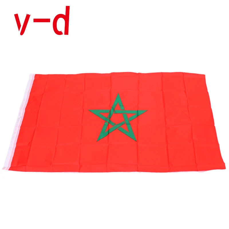 

free shipping xvggdg 90 x 150cm Morocco flag Banner Hanging National flags Moroccan Home Decoration
