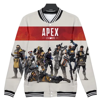

2019 Fashion New Game Apex Legends 3D Jacket Woemn/Men Harajuku Jacket Sweatshirts Apex Legends 3D Baseball Jacket