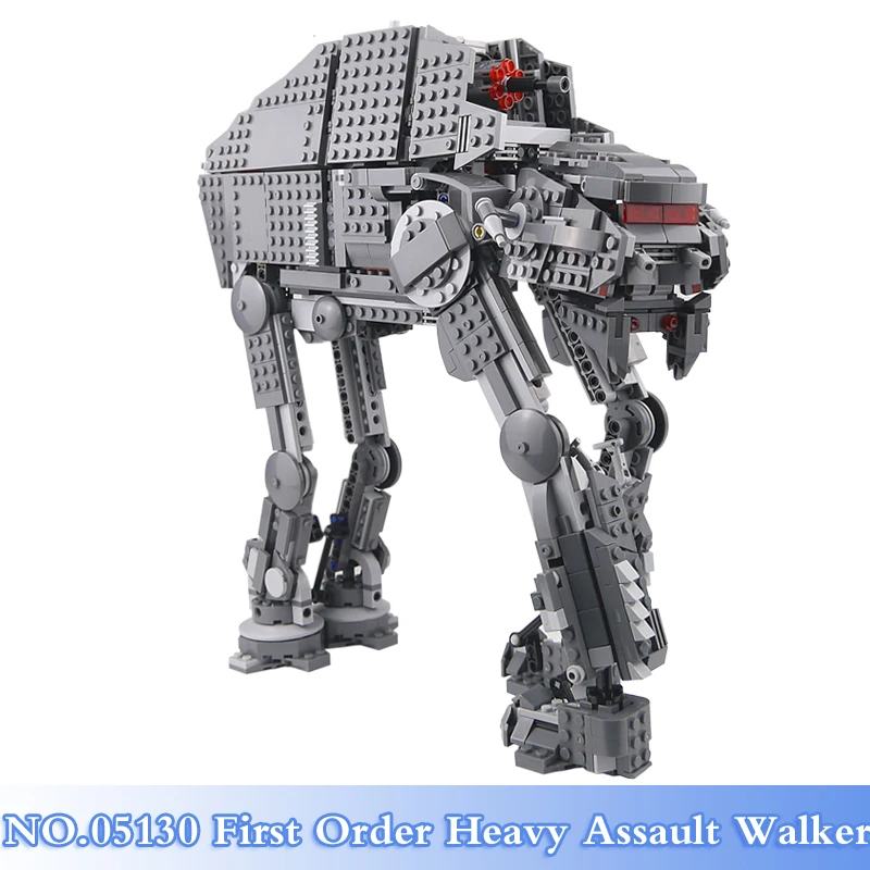 

Lepin 05130 Star War Sets 1541Pcs First Order Heavy Assault Walker Model Building Kit Blocks Bricks Toy Compatible Legoing 75189