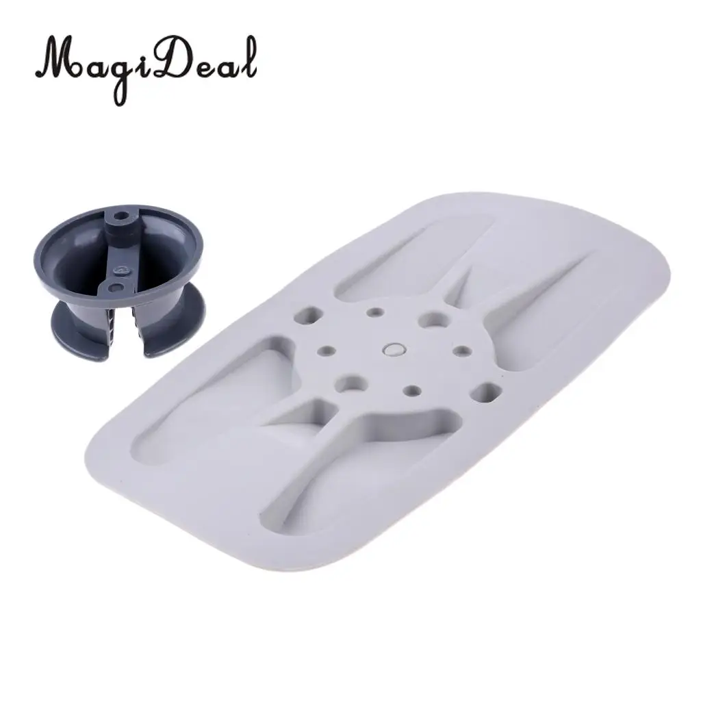 

Strong Plastic Kayak Fishing Boat Dinghy Canoe Cleat Seat Dock Anchor Mount Base 31 x 16 x 6.5 cm