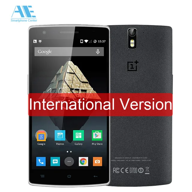 Oneplus One Snapdragon 801 Quad Core Сотовый Телефон 3 Г RAM 64 Г ROM Android 5.0 Мобильный Телефон 5.5 Дюймов 13MP Камера 4 Г LTE смартфон