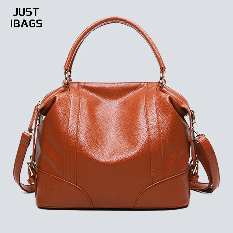 

brand Vintage women's shoulder bags soft PU leather hobos handbags ladies casual totes high quality top-handle crossbody bags