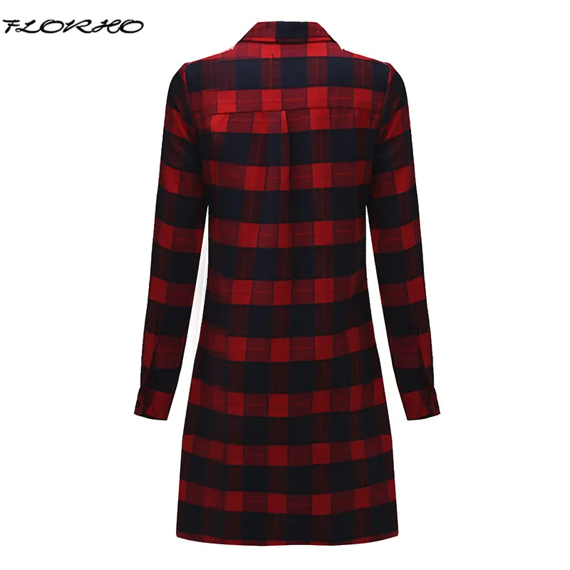 ZANZEA Fashion Women 2017 Lapel Neck Long Sleeve Split Asymmetrical Hem Long Tops Loose Plaid Shirt Buttons Blusas Femininas ZANZEA Fashion Women 2017 Lapel Neck Long Sleeve Split Asymmetrical Hem Long Tops Loose Plaid Shirt Buttons Blusas Femininas