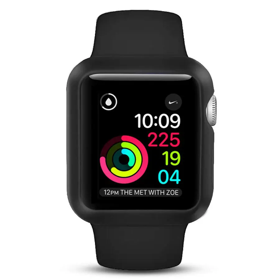 Цветной чехол для часов из ТПУ 38 мм 42 iWatch силиконовый защитный бампер 44 40 Apple Watch