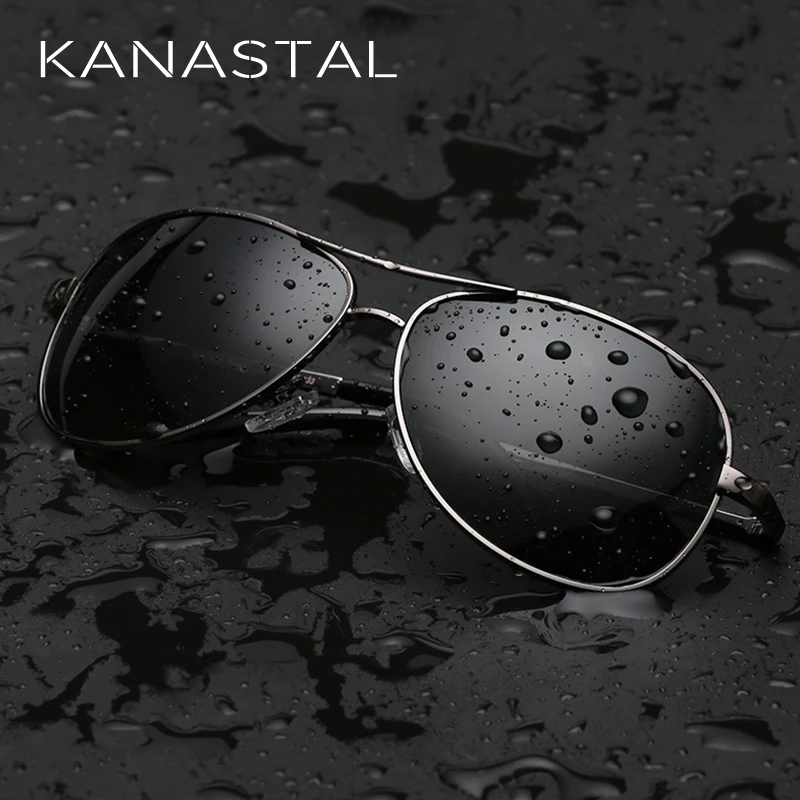 

KANASTAL Classic Pilot Sunglasses Polarized Men Women Aviation Sunglasses Brand Desinger Driving Sun Glasses UV400 Free Shipping