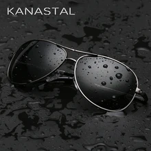 KANASTAL Classic Pilot Sunglasses Polarized Men Women Aviation Sunglasses Brand Desinger Driving Sun Glasses UV400 Free Shipping
