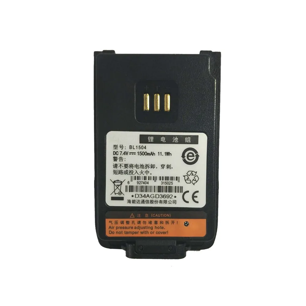 XQF BL 1504 Li-Ion DC 7,4 V 1500 mAh 11.1Wh Аккумулятор для Hytera PD500 PD560 PD600 PD660 PD680 портативный двухстороннее радио