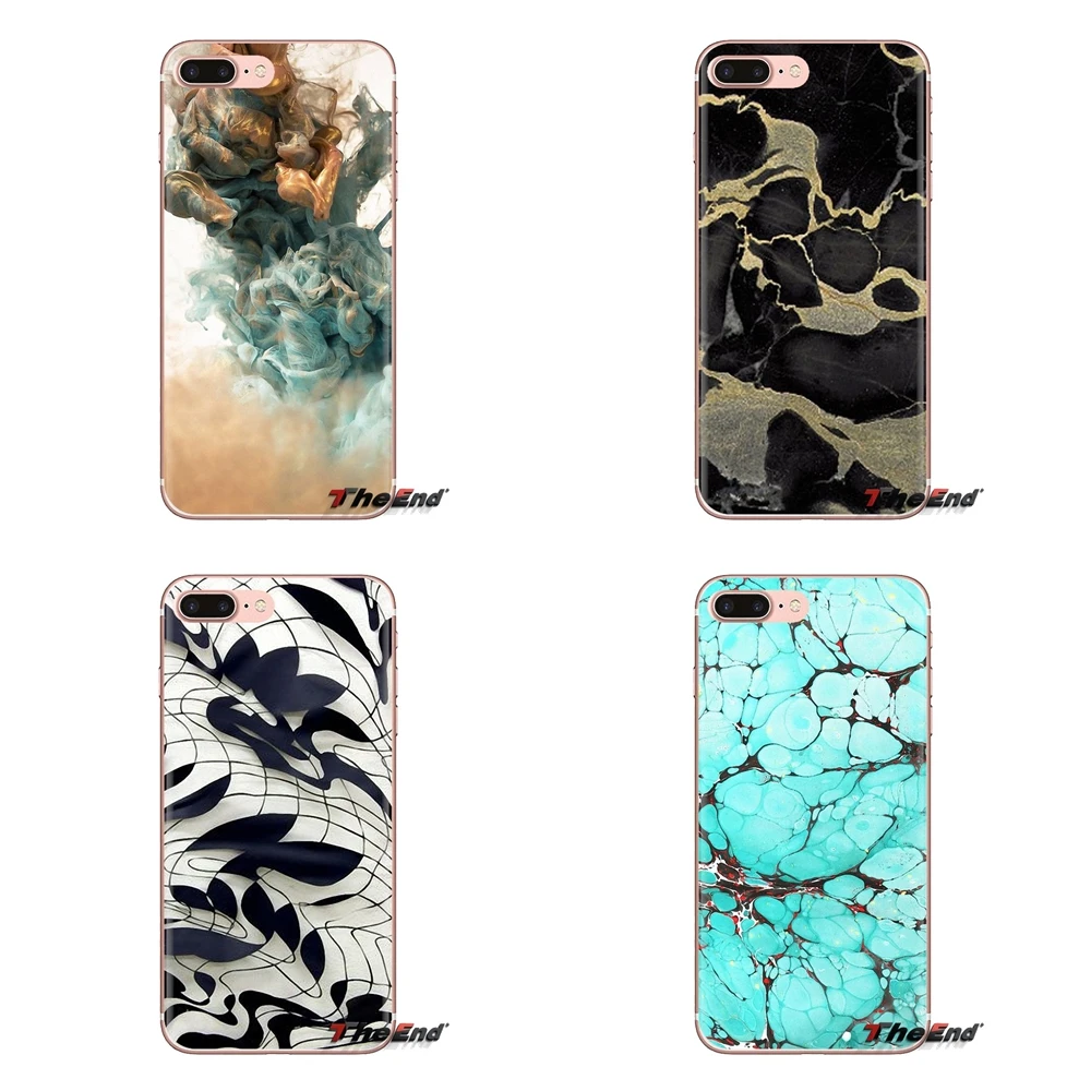 For Samsung Galaxy A3 A5 A7 A9 A8 Star A6 Plus 2018 2015 2016 2017 White Black Marble Stone texture Transparent Soft Case Covers |
