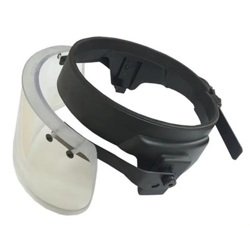 

NIJ IIIA Face Shield Military Bulletproof Helmet Visor for PASGT, MICH, FAST Ballistic Helmet