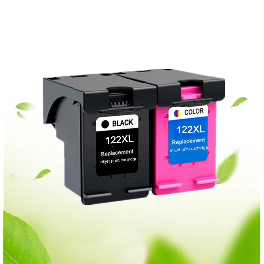 Compatible 122XL Ink Cartridge Replacement for HP 122 for Deskjet 1000 1050 2000 2050s 3000 3050A 3052A 3054 1010 1510 2540