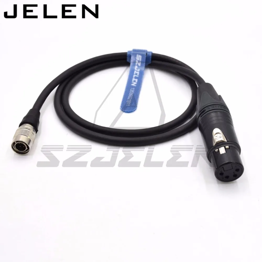 

Sony/ ARRI AMIRA camera 12V power Hirose 4 pin to 4 pin xlr famale для монитора, шнур питания