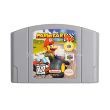 Nintendo N64 Игры Картридж Консоли Карты Mario Kart 64 Английский Язык Версия для США