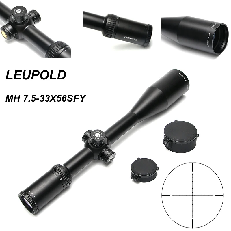 

LEUPOLD MH7.5-33X56SFY High Quality Long Eye Relief Riflescope Anti-shock Big Caliber Scope Sight