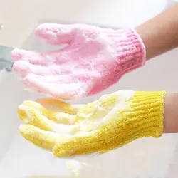 1 шт. перчатки для ванной отшелушивающие массажные щетки для мытья кожи щетка для чистки тела щетка для чистки душа щетка для мытья кожи спа