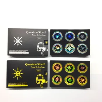 

6pcs Quantum Shield Sticker Mobile Phone Sticker For Cell Phone Anti Radiation Protection from EMF Fusion Excel Anti-Radiation O