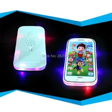 Универсальный обучающий смартфон patrulla canina toy Русский/Английский, сенсорный экран обучающий музыкальный мобильный телефон с записью