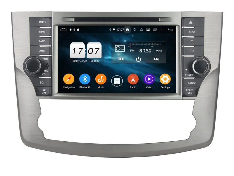 Cheap 8" android 9.0 octa core car dvd player for toyota Avalon 2011-2012 with gps navigation bluetooth 4.2 DSP RAM 4G ROM 64G 1