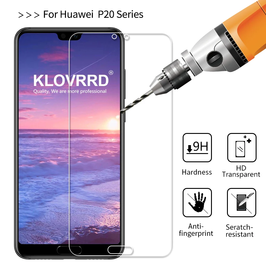 KLOVRRD закаленное стекло для Huawei p20 lite PRO протектор экрана P20lite P20PRO защитная пленка