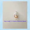 925 Silver Twisted Drop Pendant Locket,Sterling Silver Bijou Charm to Hold 7.5MM Bead for DIY Bracelet Necklace Earrings Jewelry 5