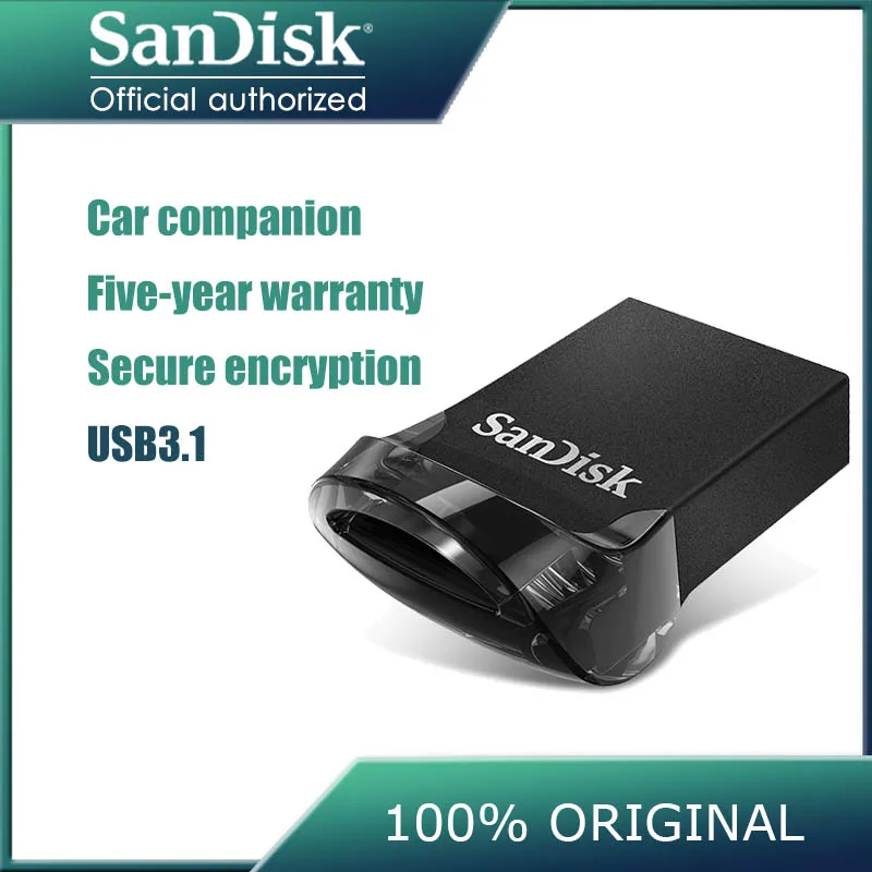 Двойной Флеш-накопитель SanDisk USB флэш-накопитель CZ430 3 1 64G 32G 16 Гб Memory Stick мини 128G