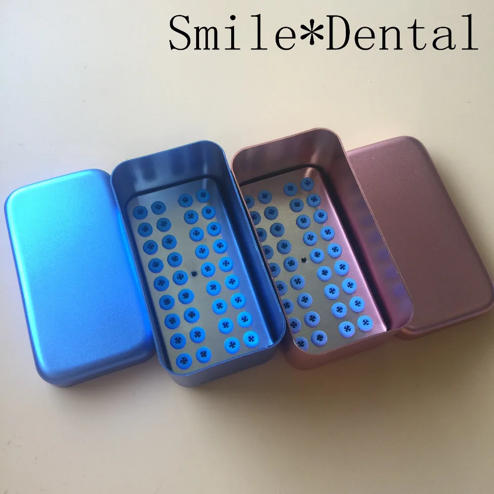 2 шт. стоматологических масштабирования советы боры дезинфекция 36 держатели блок стерилизатор коробка
