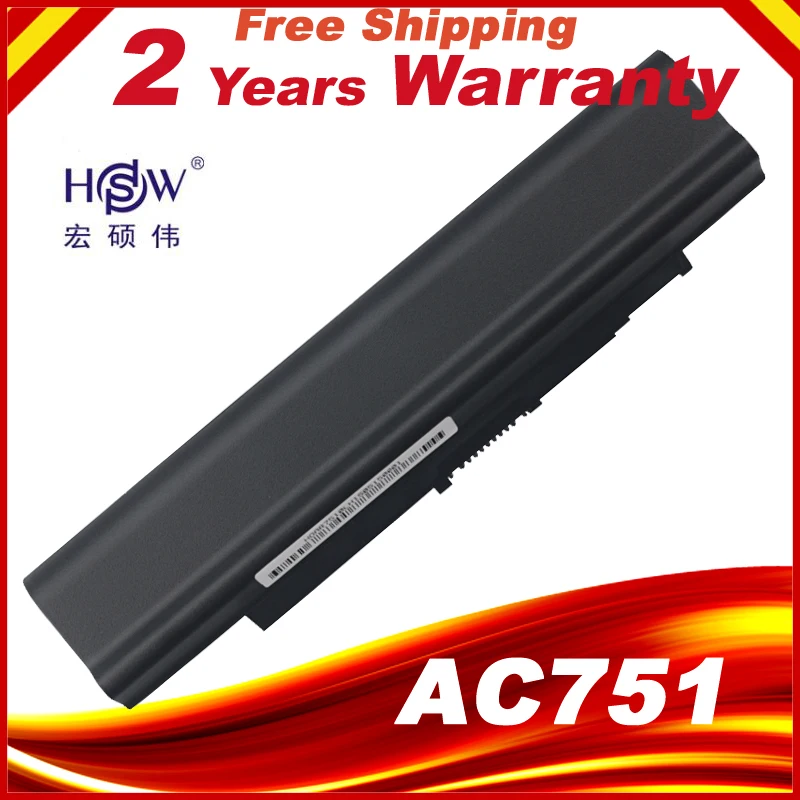 Pаспродажа HSW 5200 мАч ноутбука Батарея для acer Aspire one 531 531h 751 ZA3 ZA8 ZG8 AO751h UM09A73 UM09A41 UM09B41 UM09B44 UM09A71 UM09A75