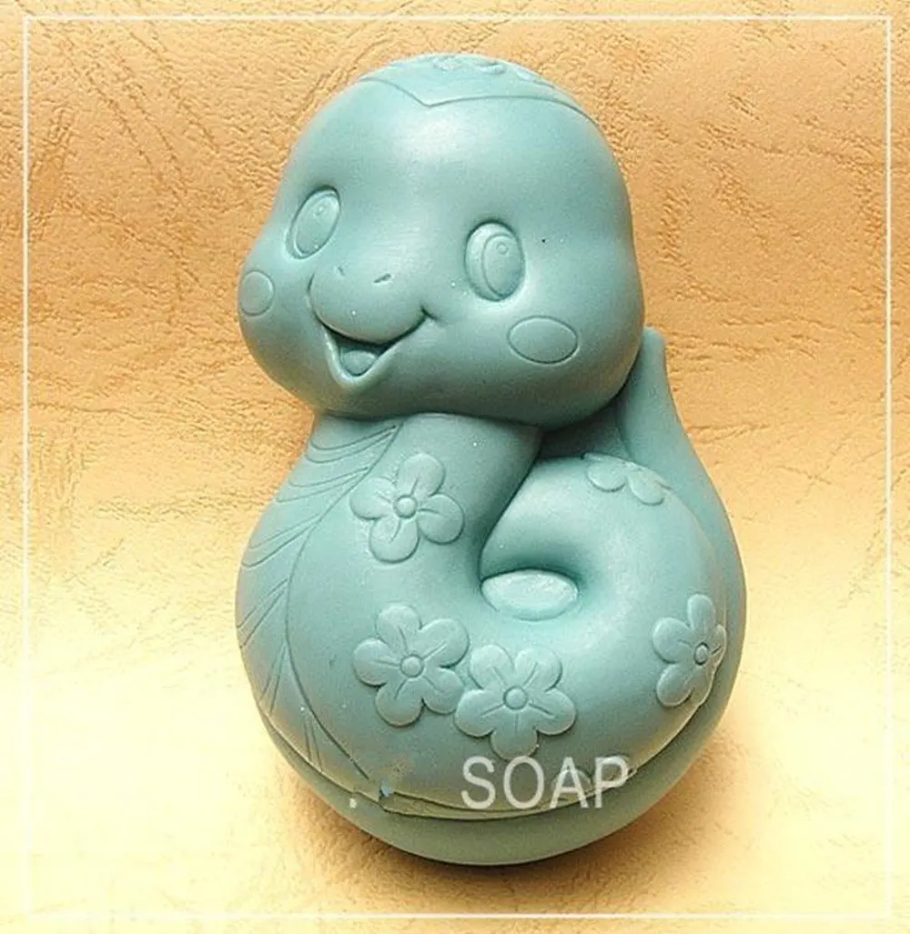 Yueton 6-Pack Mini Silicone Soap Molds - Round Handmade Craft Moulds