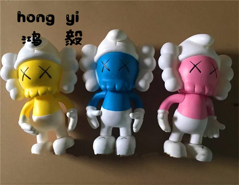 Original Fake Kaws doll toy model hand do birthday gift AG432in Action & Toy Figures from Toys