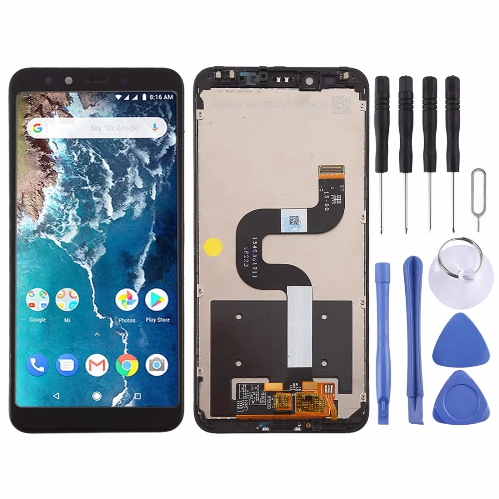 

LCD Screen and Digitizer Full Assembly with Frame for Xiaomi Mi 6X