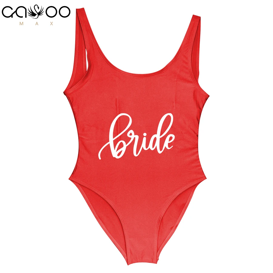 

Beachwear BRIDE Swimwear Women One Piece Swimsuit Bathing Suit Maillots de bain femmes Sexy Bodysuit Monokini Girls Swim Suit