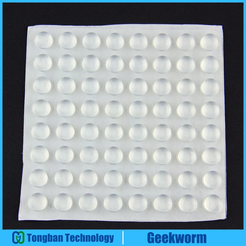 

64Pcs DIY 11mm*5mm Anti-Slip Rubber Feet Pads for Raspberry Pi (64PCS)